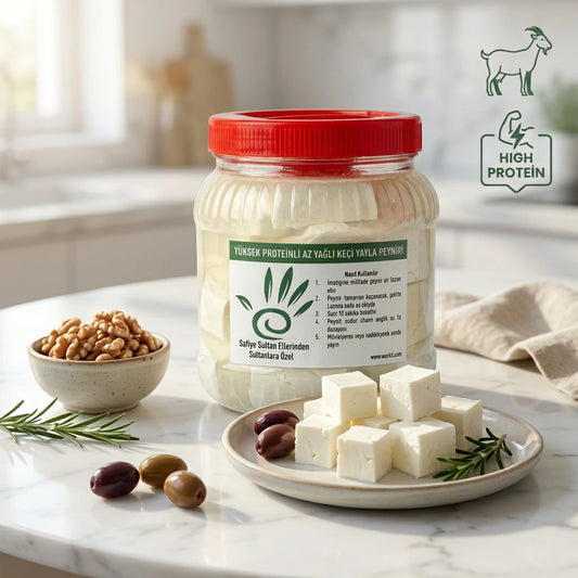 Nurkil Yüksek Proteinli Az Yağlı Keçi Yayla Peyniri - Safiye Teyze Seri